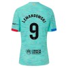 Virallinen Fanipaita FC Barcelona Lewandowski 9 Kolmas Pelipaita 2023-24 - Miesten